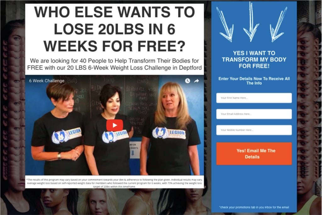 6 Week Challenge Page