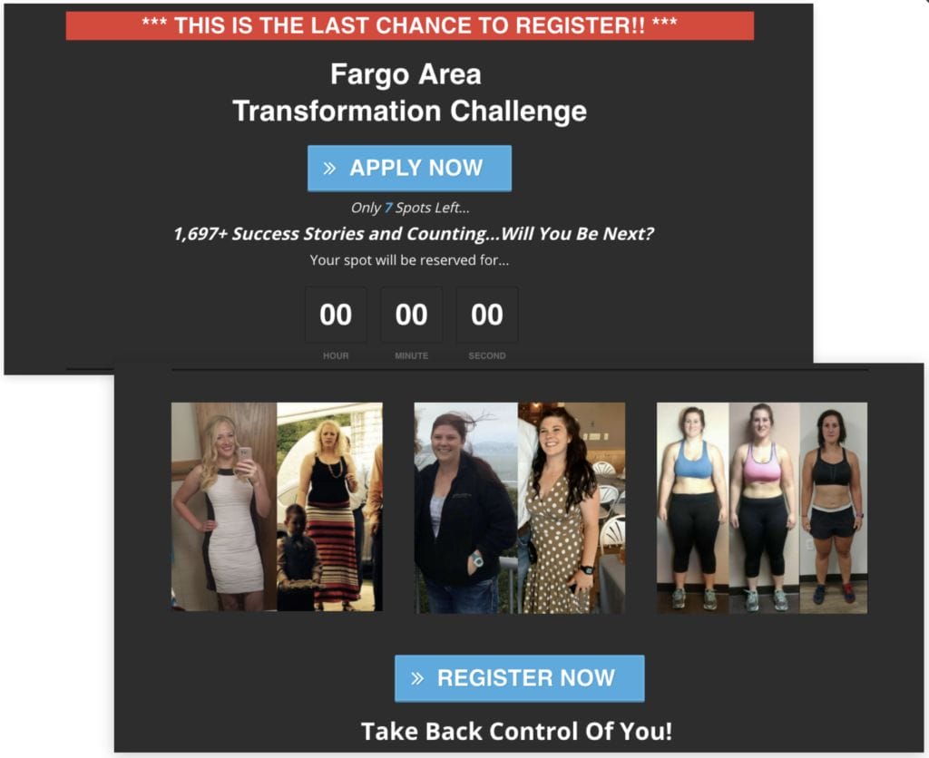 Challenge Landing Page