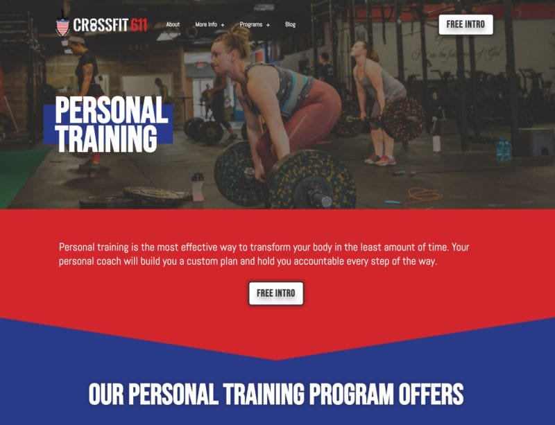 personal training on page SEO 1
