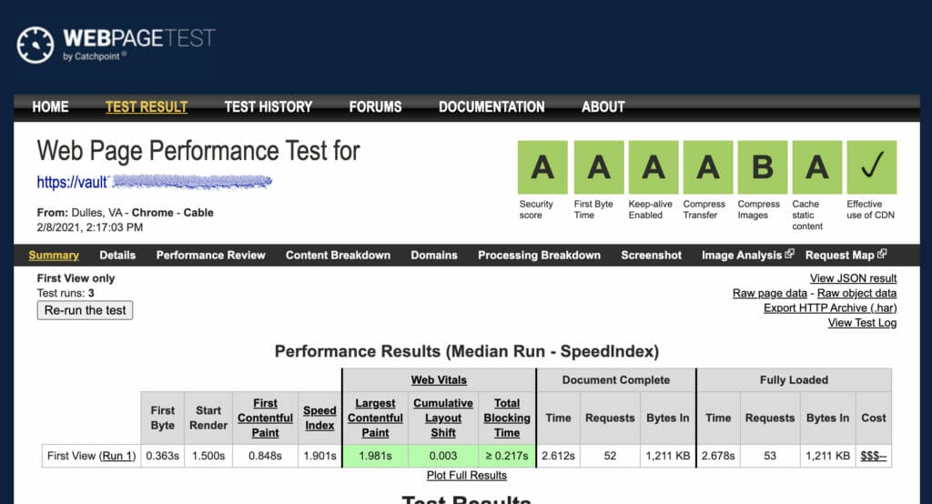 vault template speed score 1