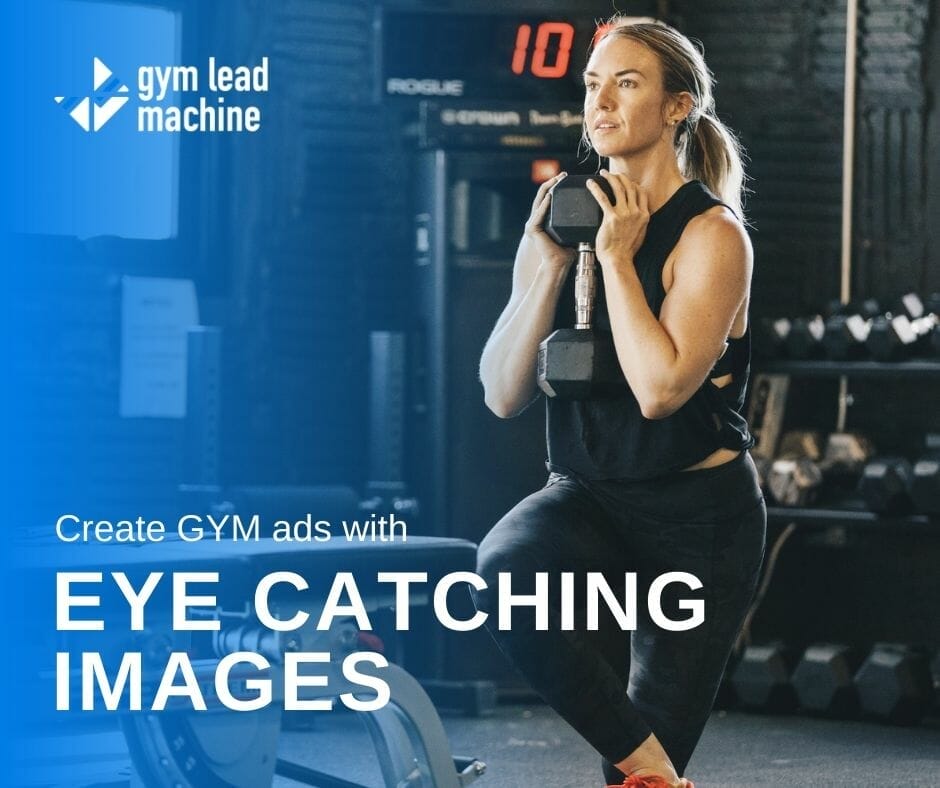 Gym ads with eye catching images