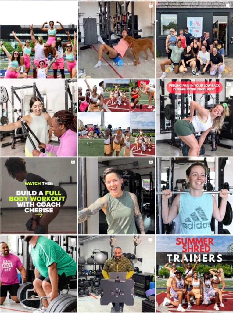 Transform Your Gym’s Online Presence: A Gym Owner’s Guide to Using Instagram 7 instagram squres gym