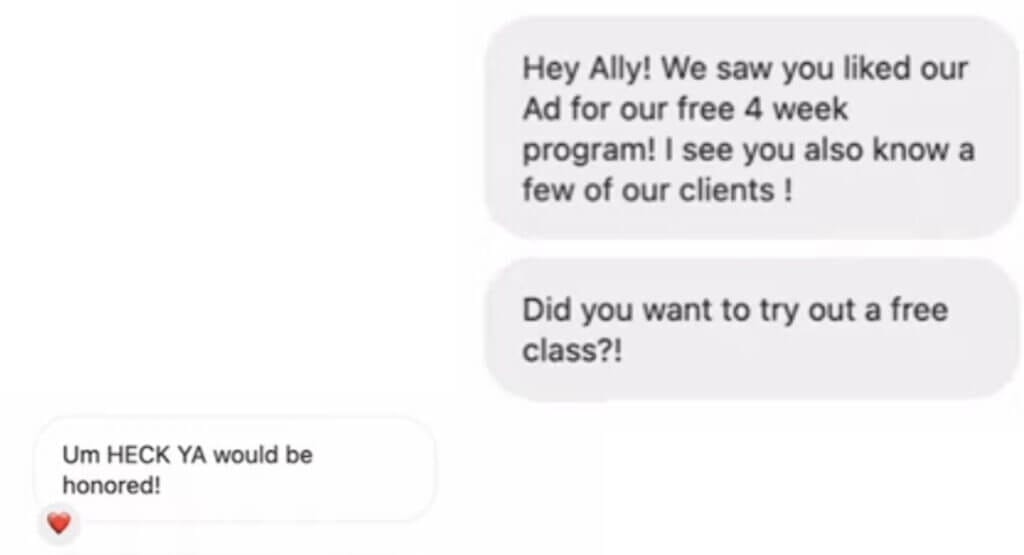 12 DM people who engage with posts