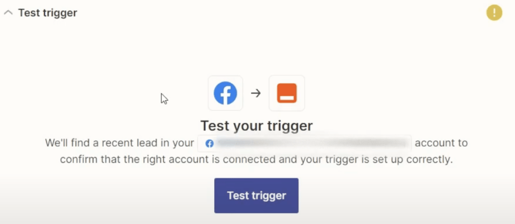 27. test zapier triger for Facebook Ads