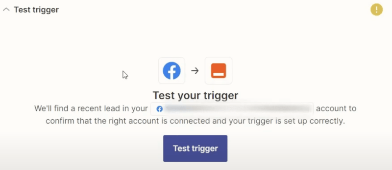 27. test zapier triger for Facebook Ads