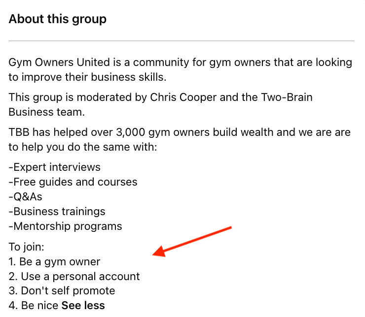 7 facebook group rules example 2 min