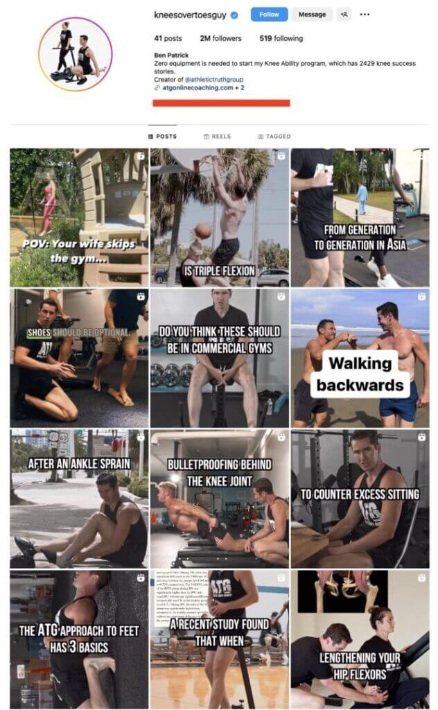 Are You Making This Gym Marketing Mistake? 2 2 Kneesovertoesguy client avatar strengthen knees