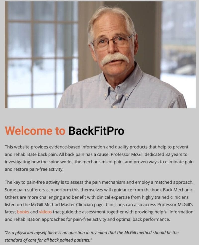 8 Stuart McGill client avatar back pain