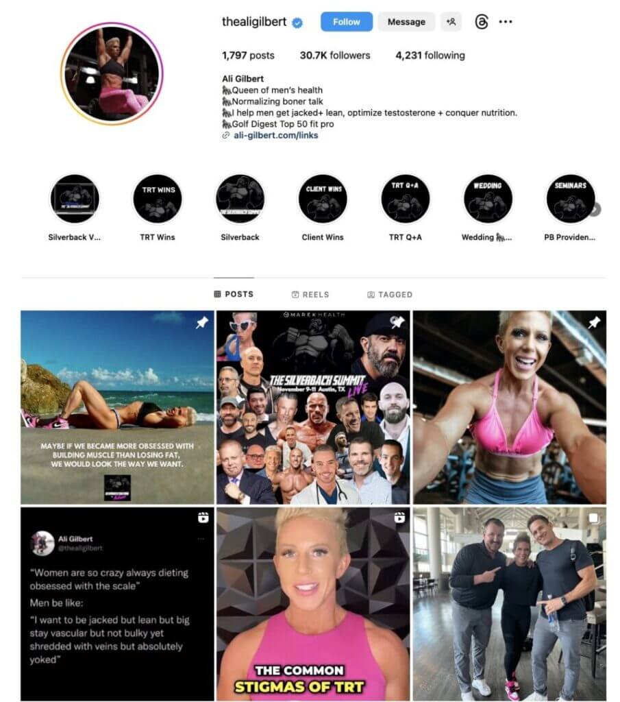 Are You Making This Gym Marketing Mistake? 9 9 Ali Gilbert client avatar mens health