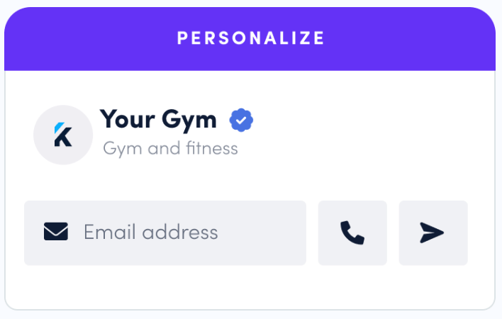 Our marketing software for gyms allows you to personalize your messaging to increase response rates