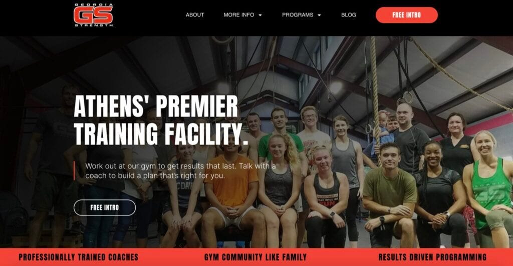 Kilo gym website image 2