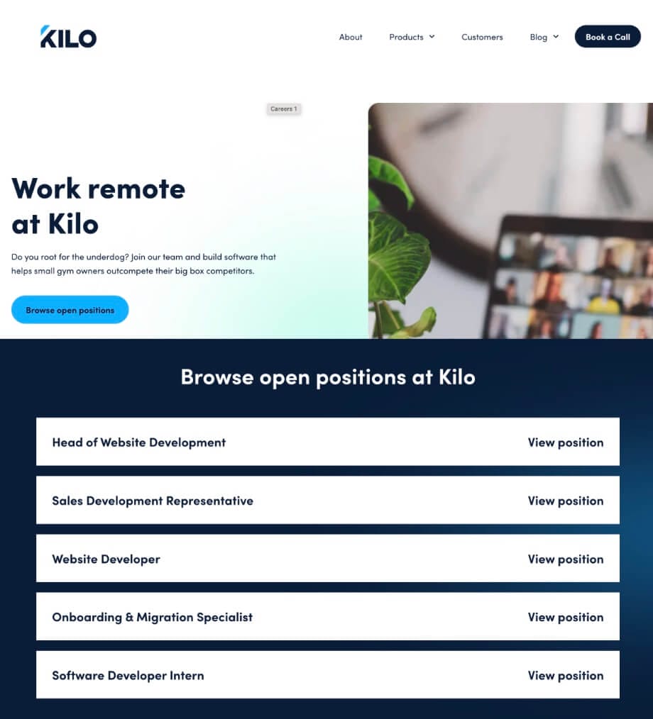 Kilo gym website image 7