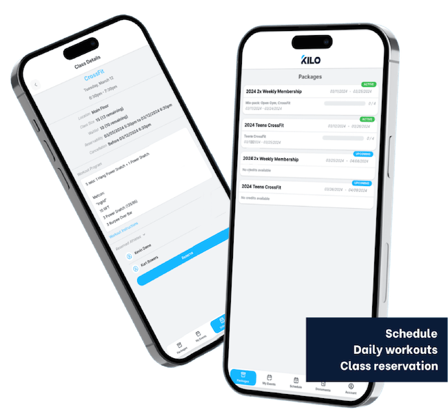 Kilo gym workout tracking