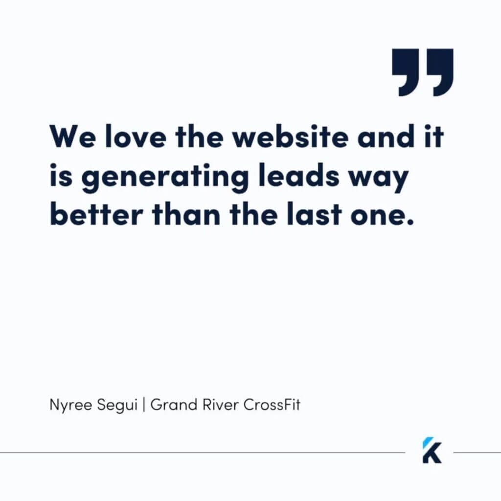 6 SEO Strategies for Gym Owners to Dominate Google Rankings 4 Kilos gym website success testimonial