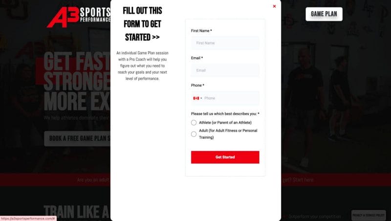 Simplify Your Forms to improve your gyms lead capture