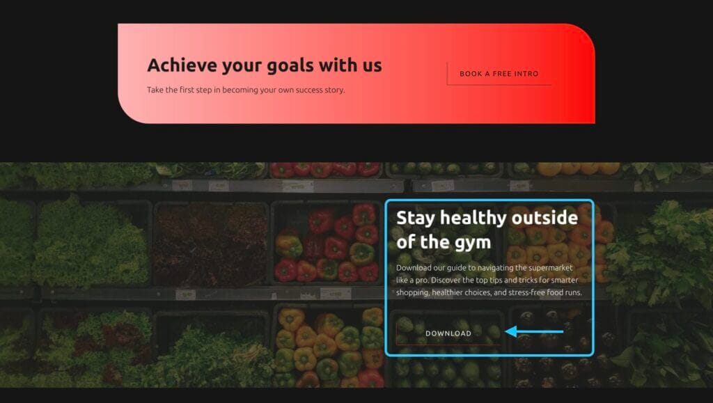 How to Write Killer Calls to Action That Convert for Your Gym 6 Louka CrossFit lead magnet example