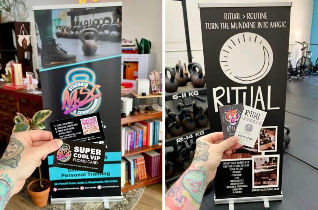 MSC Strength and Ritual yoga studio mutual promotion