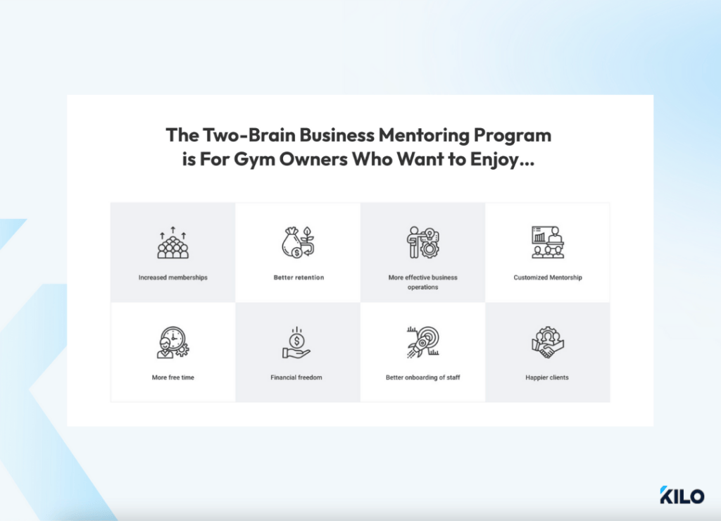 two brain business mentoring program