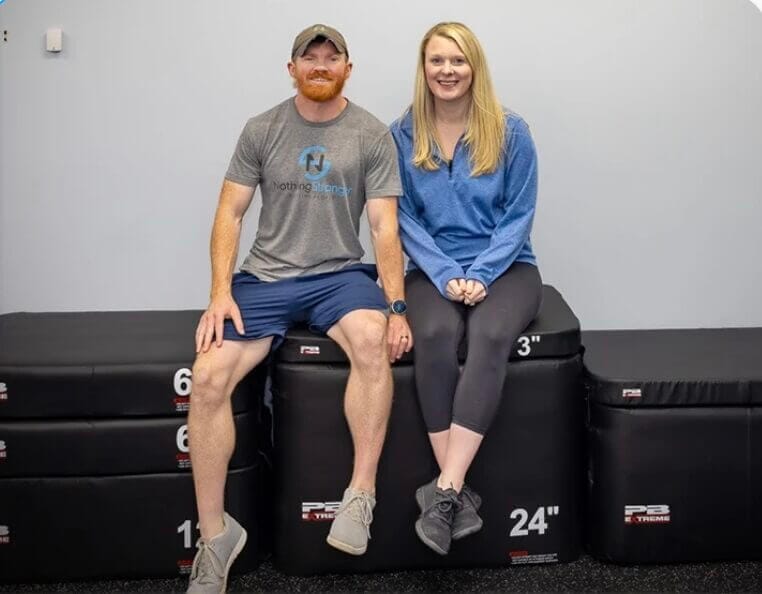 Tim and his wife from nothing stronger