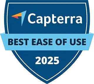 Capterra Best Ease of Use 2025 - Kilo