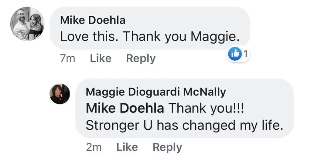 Mike Doehla facebook comment